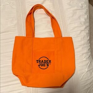 Orange Trader Joe's Mini Tote Bag